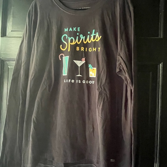 Life Is Good Purple Crusher Tee - Picture 1 of 3